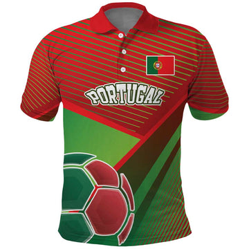Custom Portugal Football Go Champions Polo Shirt Sporty Style LT17