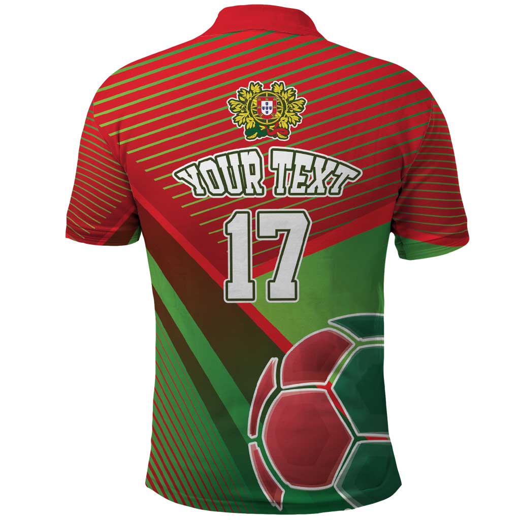 Custom Portugal Football Go Champions Polo Shirt Sporty Style LT17