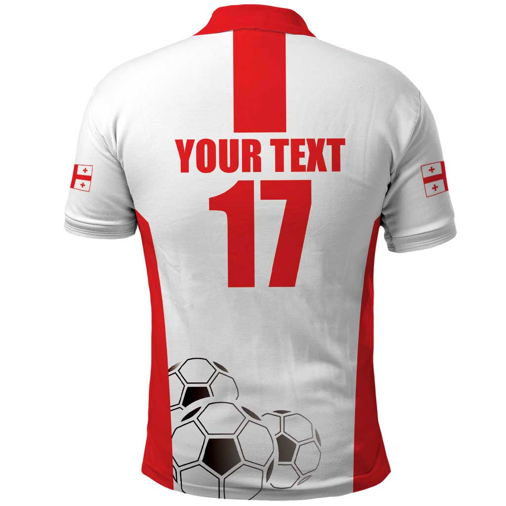 Custom Georgia Football We are Champions Polo Shirt Sporty Style with Coat of Arms LT17