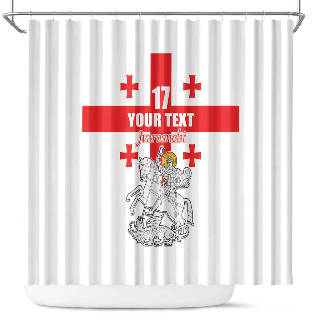 Custom Georgia Football We are Champions Shower Curtain Sporty Style with Coat of Arms LT17