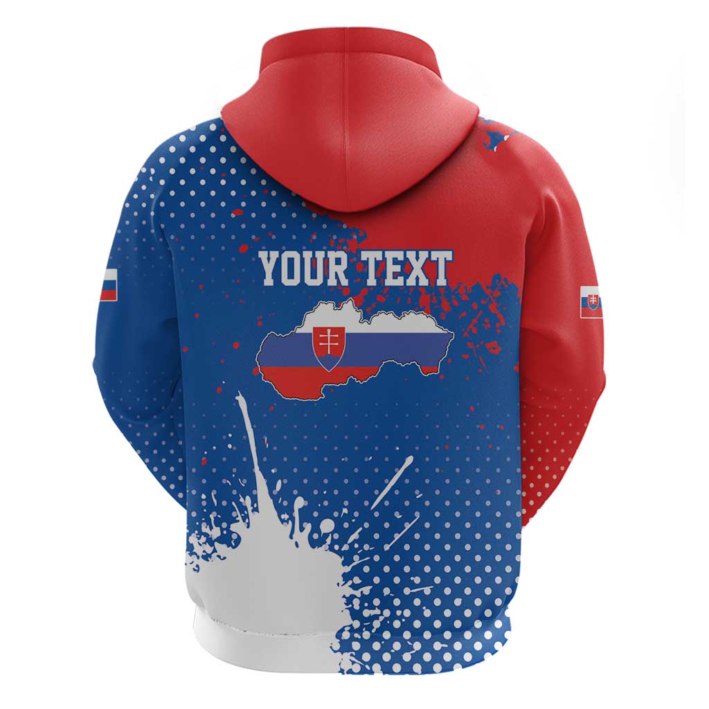 Personalized Slovakia Coat of Arms Hoodie Map Flag Style LT17