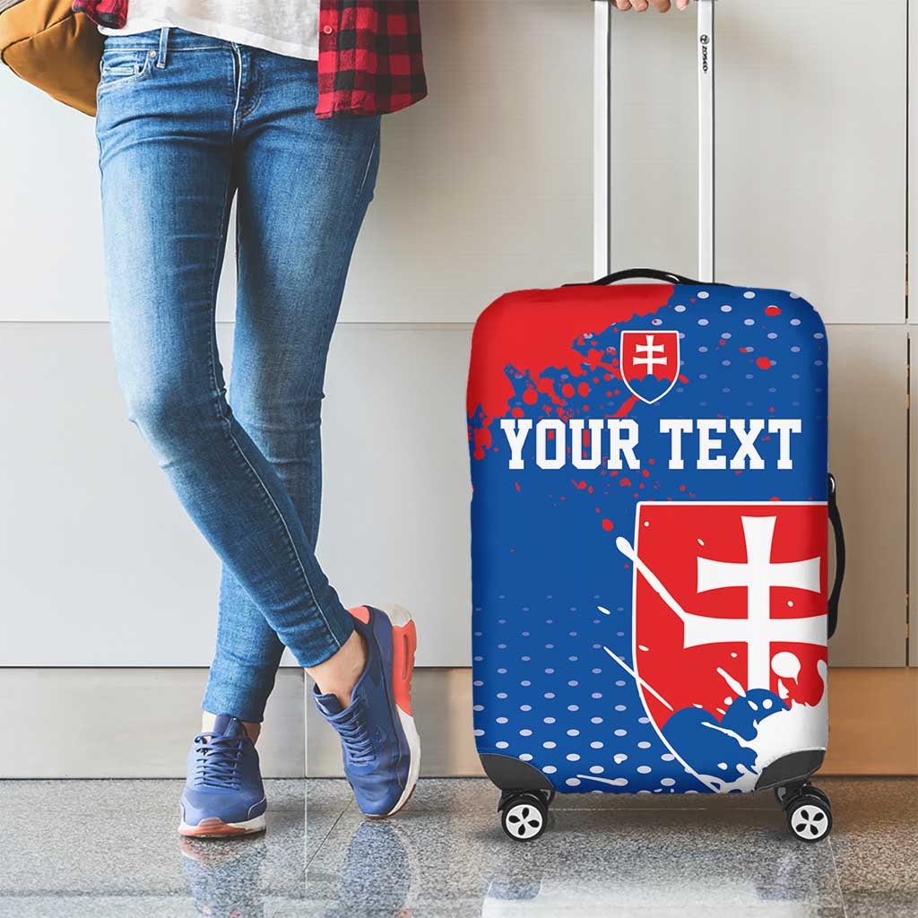 Personalized Slovakia Coat of Arms Luggage Cover Map Flag Style LT17