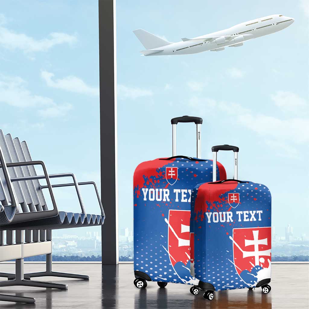 Personalized Slovakia Coat of Arms Luggage Cover Map Flag Style LT17