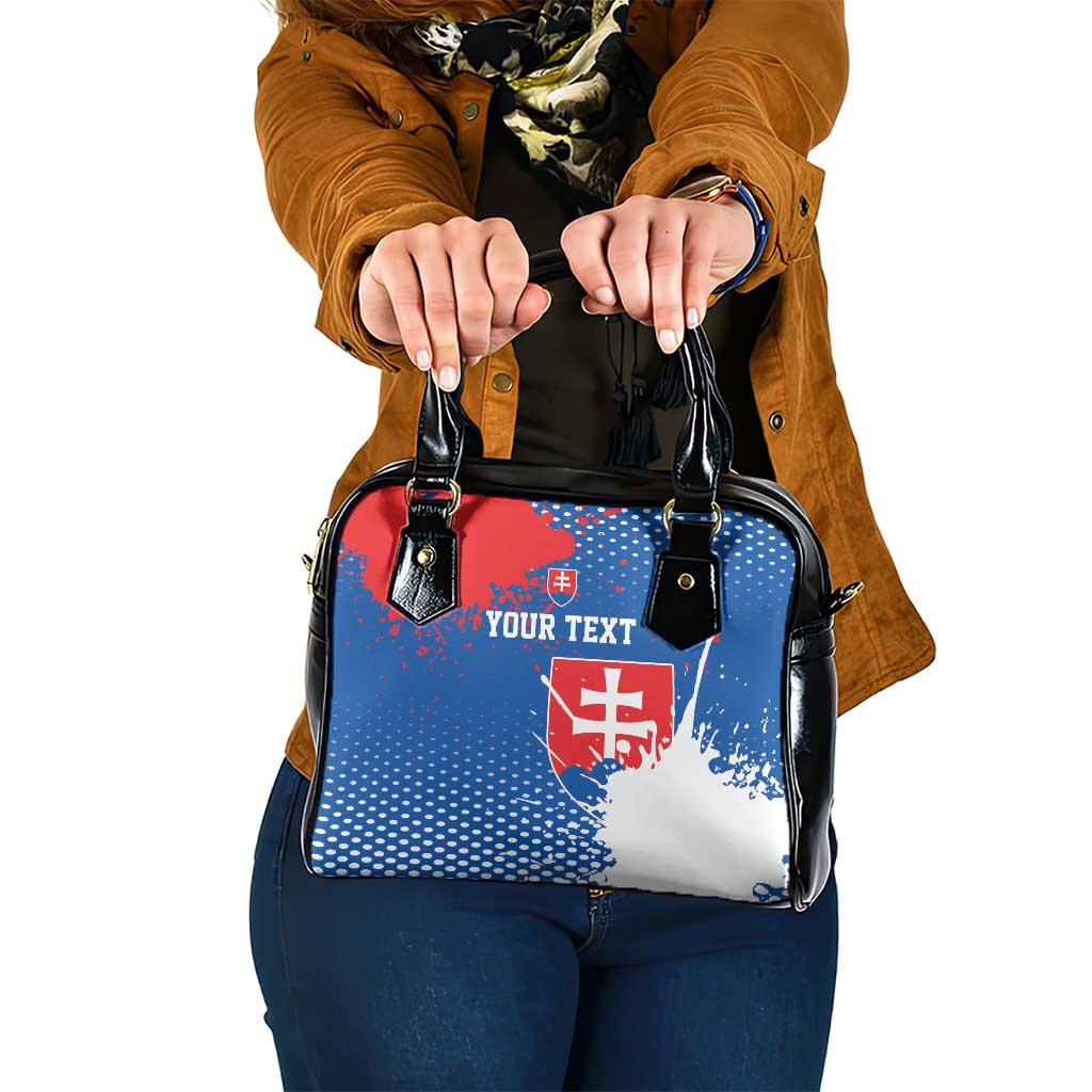 Personalized Slovakia Coat of Arms Shoulder Handbag Map Flag Style LT17