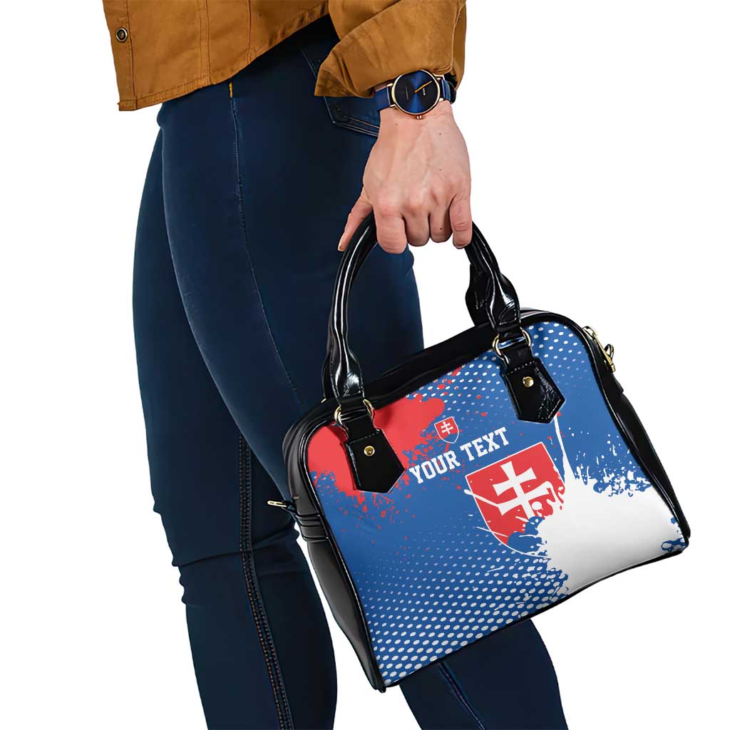 Personalized Slovakia Coat of Arms Shoulder Handbag Map Flag Style LT17