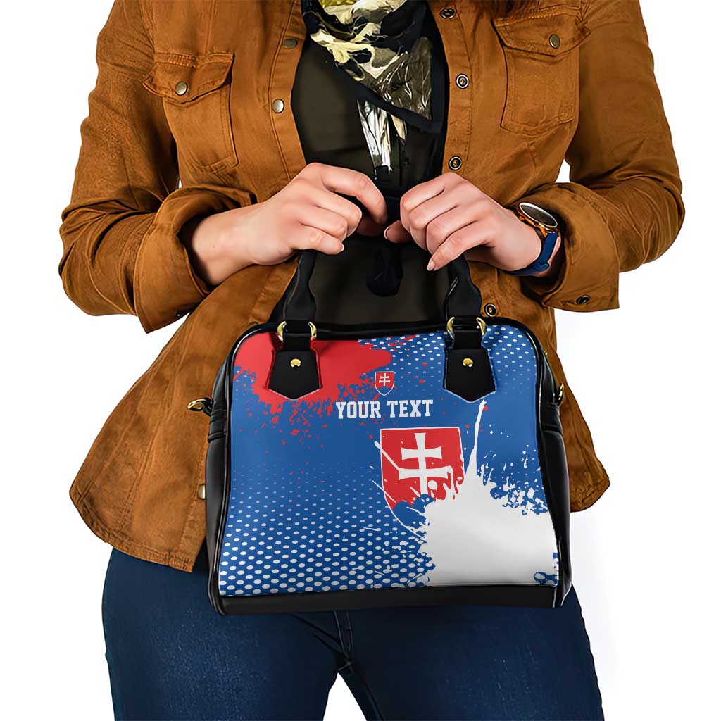 Personalized Slovakia Coat of Arms Shoulder Handbag Map Flag Style LT17