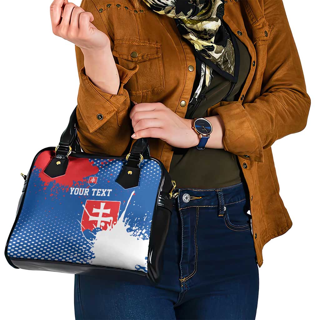 Personalized Slovakia Coat of Arms Shoulder Handbag Map Flag Style LT17
