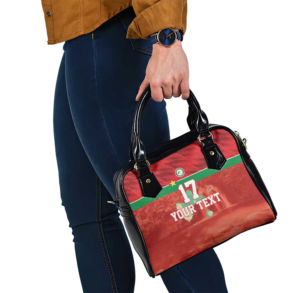 Custom Guadeloupe Football Shoulder Handbag Basse Terre Red Style LT17