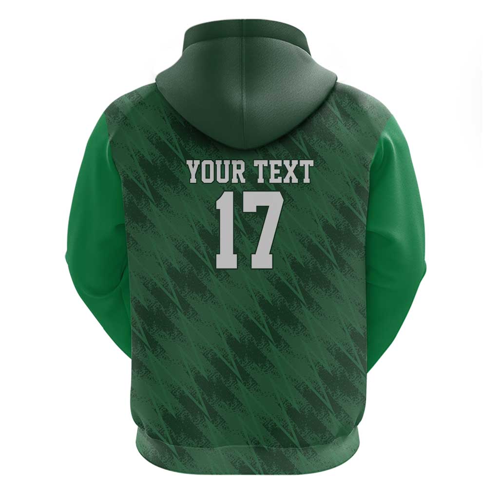 Custom Guadeloupe Football Hoodie Basse Terre Green Style LT17