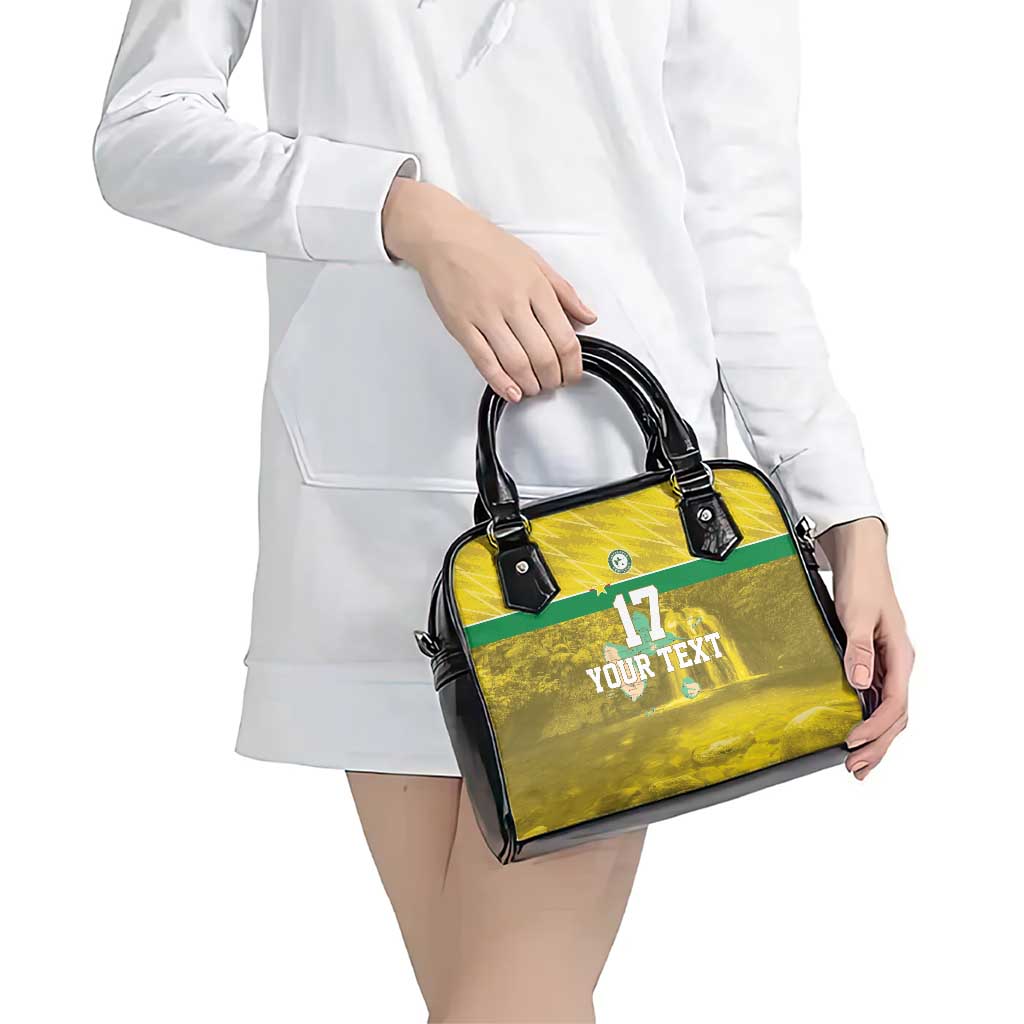 Custom Guadeloupe Football Shoulder Handbag Basse Terre Yellow Style LT17