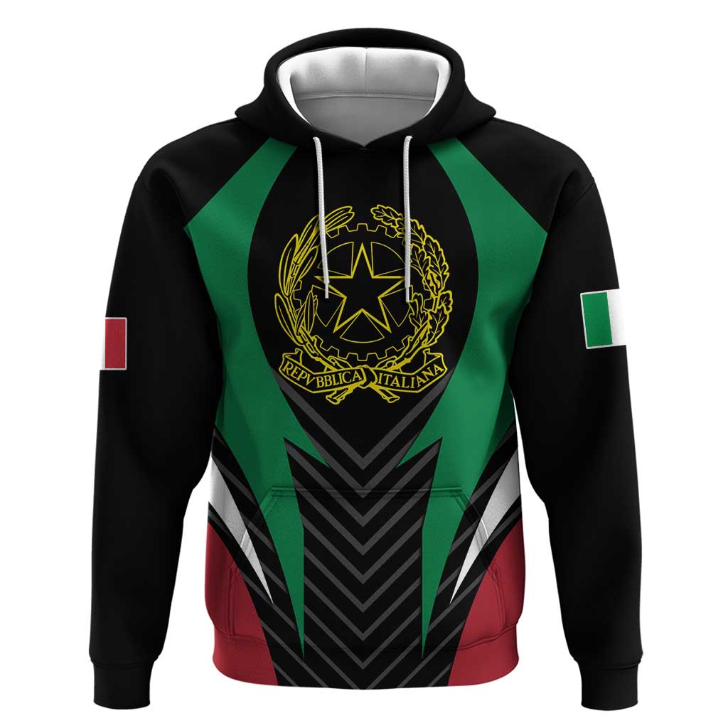 Italian Republic Hoodie Simple Coat of Arms LT17
