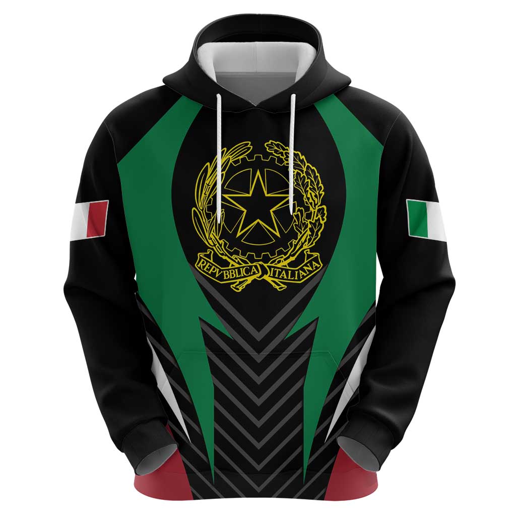 Italian Republic Hoodie Simple Coat of Arms LT17