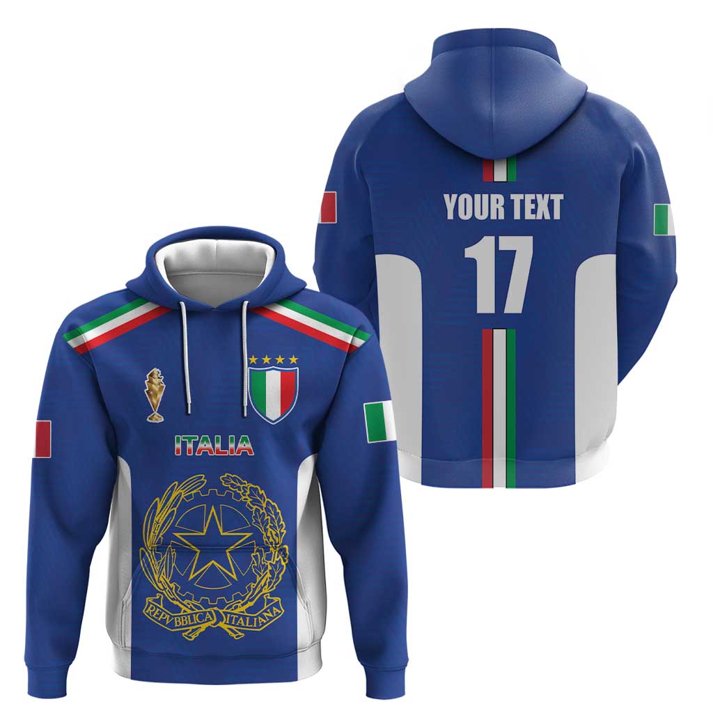 Italian Football Custom Hoodie Sporty Style LT17