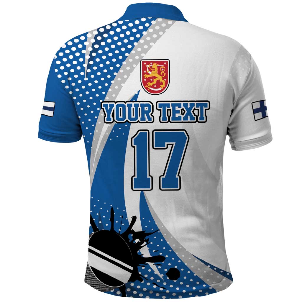 Custom Finland Ice Hockey Go Champions Polo Shirt Suomi Leijonat Sporty Style LT17