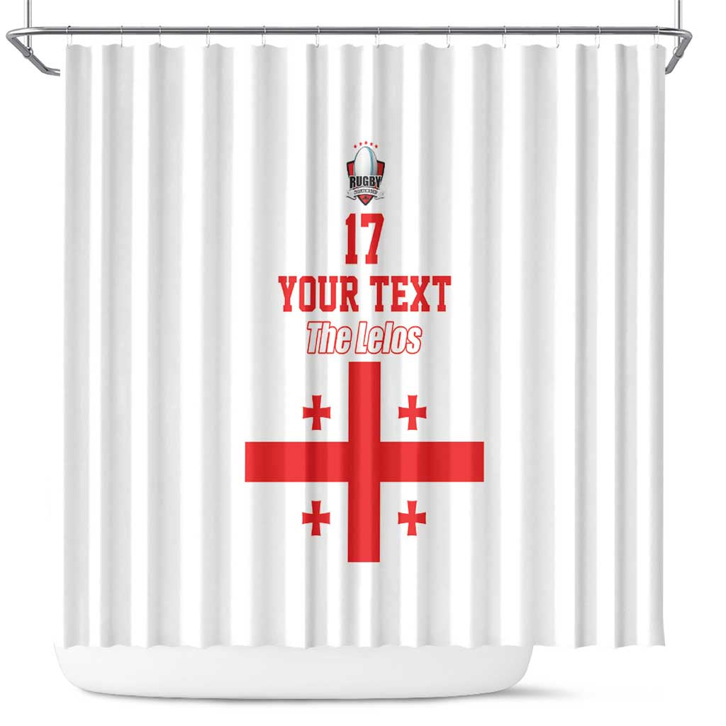 Custom Georgia Rugby We are Champions Shower Curtain Sporty Style with The Lelos LT17