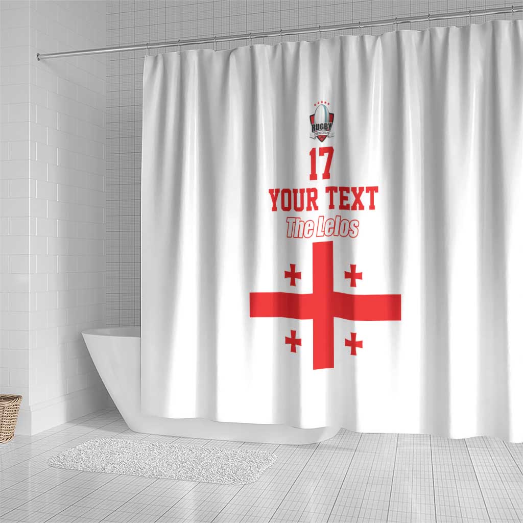 Custom Georgia Rugby We are Champions Shower Curtain Sporty Style with The Lelos LT17