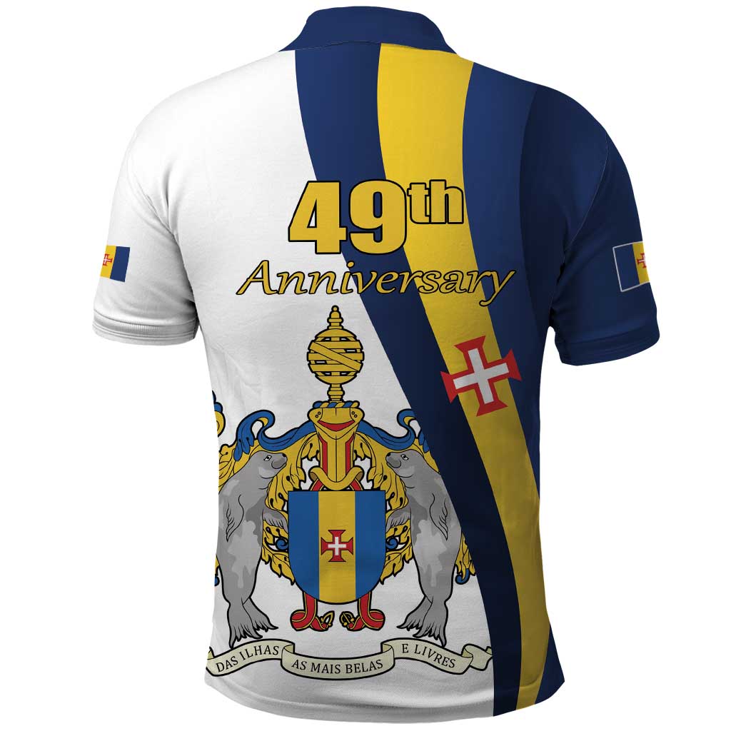 Portugal Madeira Day 1st July Polo Shirt Das Ilhas as Mais Belas e Livres LT17