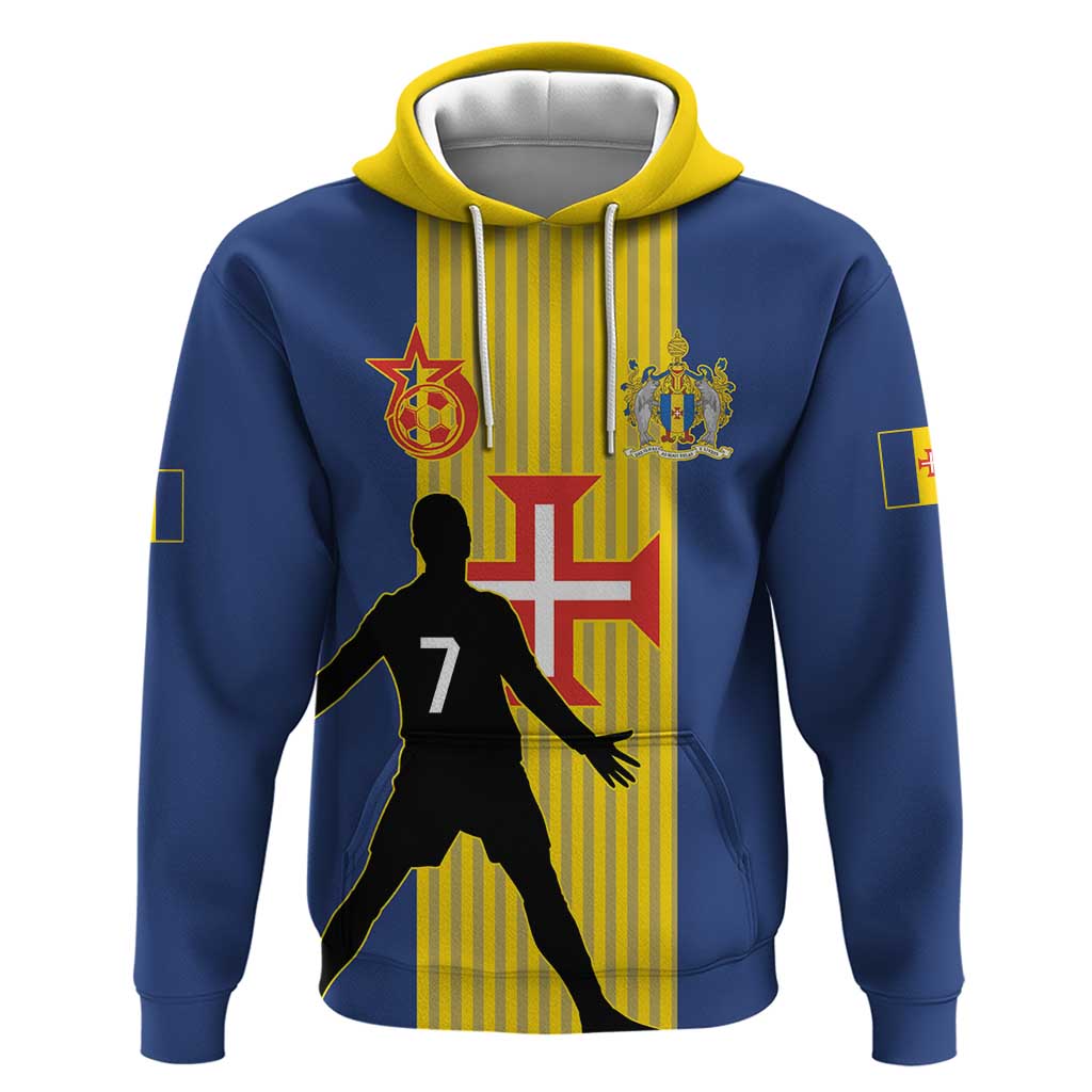 Custom Portugal Madeira Football Hoodie Sporty Style LT17
