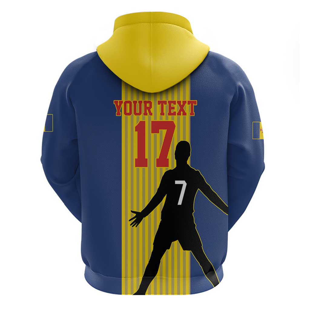 Custom Portugal Madeira Football Hoodie Sporty Style LT17