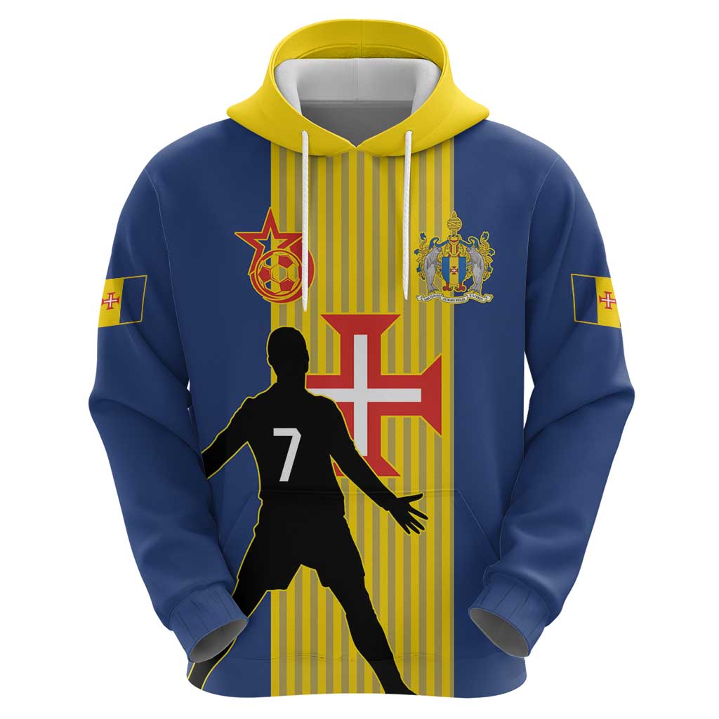 Custom Portugal Madeira Football Hoodie Sporty Style LT17
