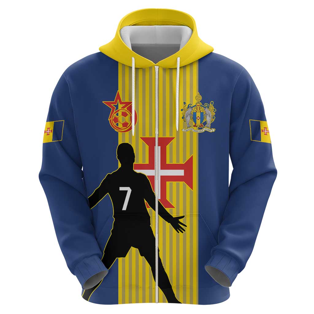 Custom Portugal Madeira Football Hoodie Sporty Style LT17