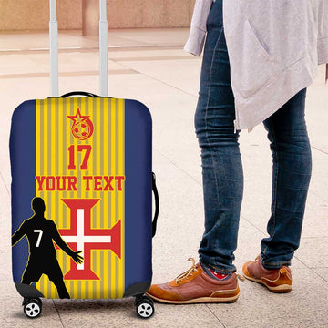 Custom Portugal Madeira Football Luggage Cover Sporty Style LT17
