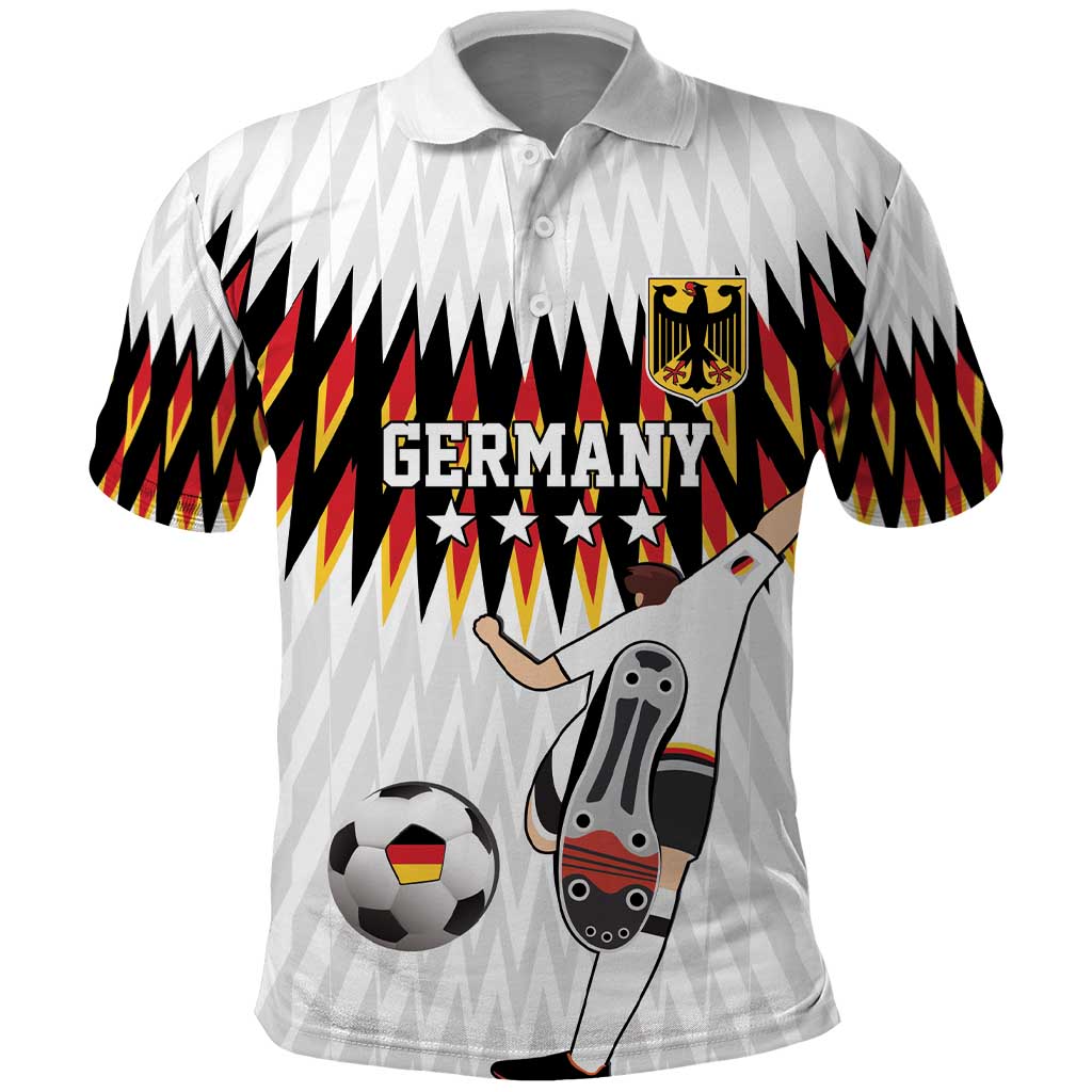 Custom Germany Football Polo Shirt Sporty Style LT17
