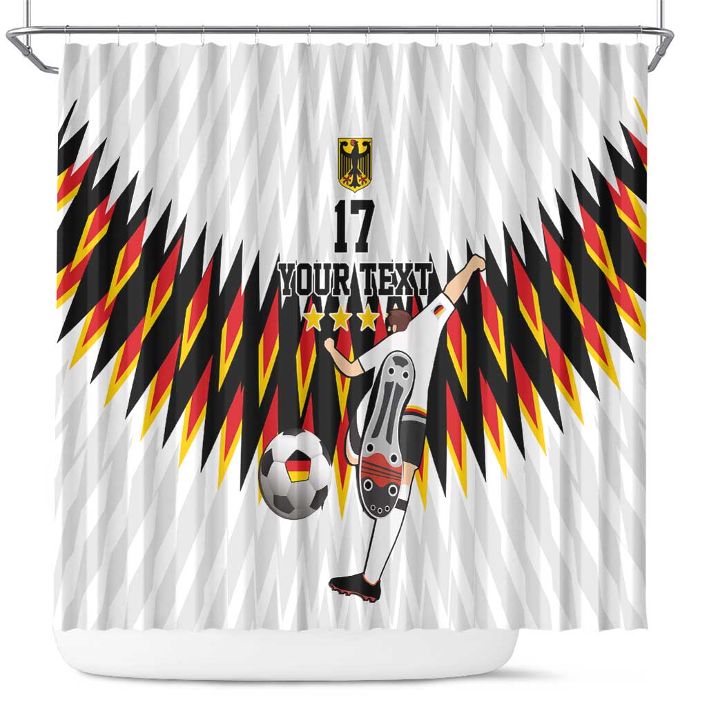 Custom Germany Football Shower Curtain Sporty Style LT17