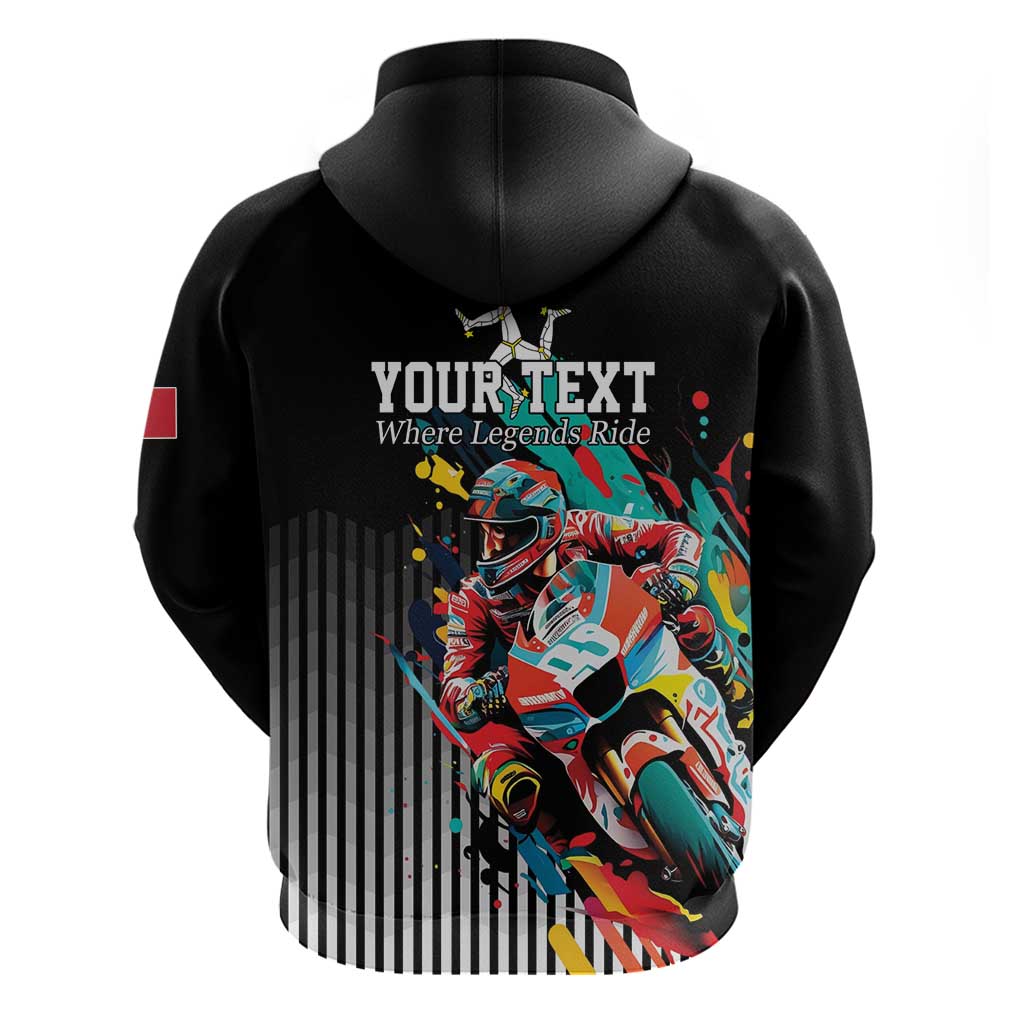 Personalized Isle of Man TT Hoodie Motorcycle Racing LT17