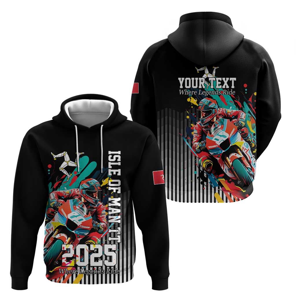 Personalized Isle of Man TT Hoodie Motorcycle Racing LT17