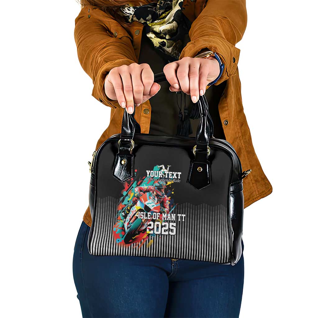Personalized Isle of Man TT Shoulder Handbag Motorcycle Racing LT17