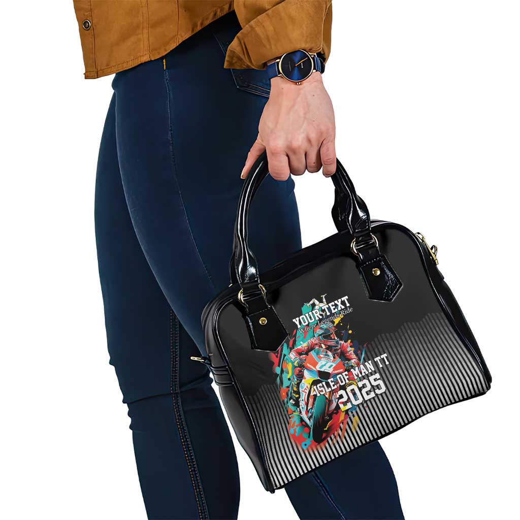 Personalized Isle of Man TT Shoulder Handbag Motorcycle Racing LT17