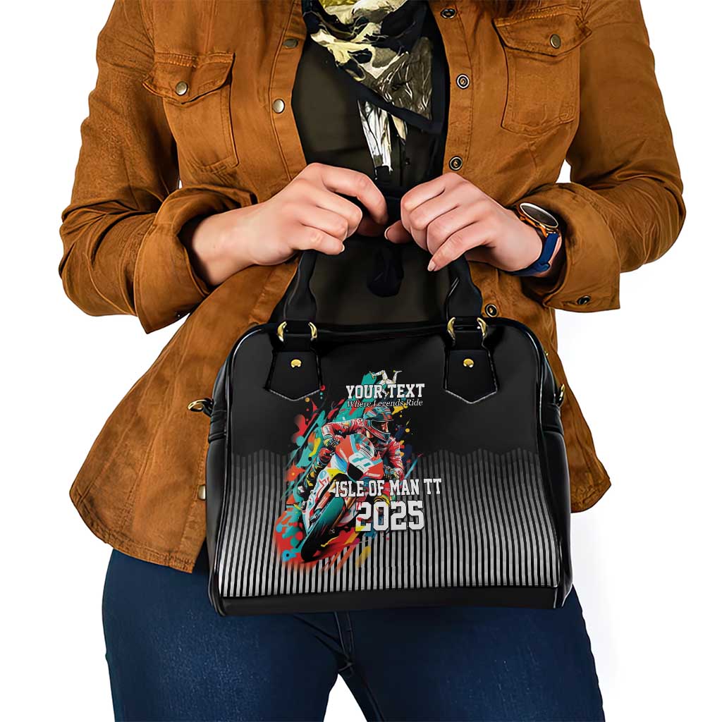 Personalized Isle of Man TT Shoulder Handbag Motorcycle Racing LT17