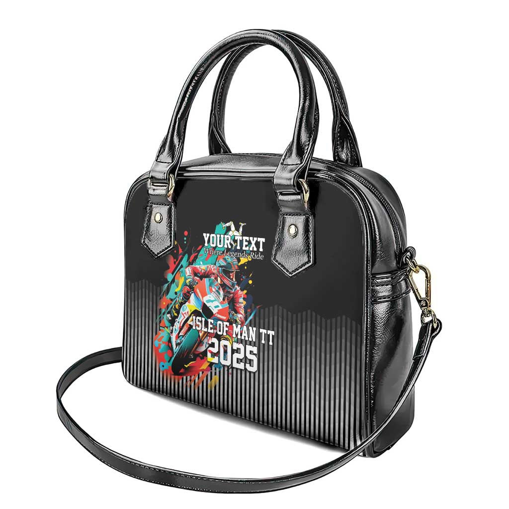 Personalized Isle of Man TT Shoulder Handbag Motorcycle Racing LT17
