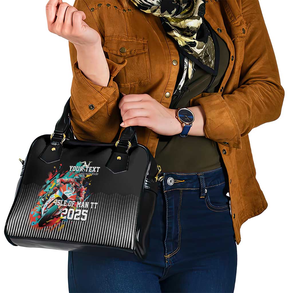 Personalized Isle of Man TT Shoulder Handbag Motorcycle Racing LT17