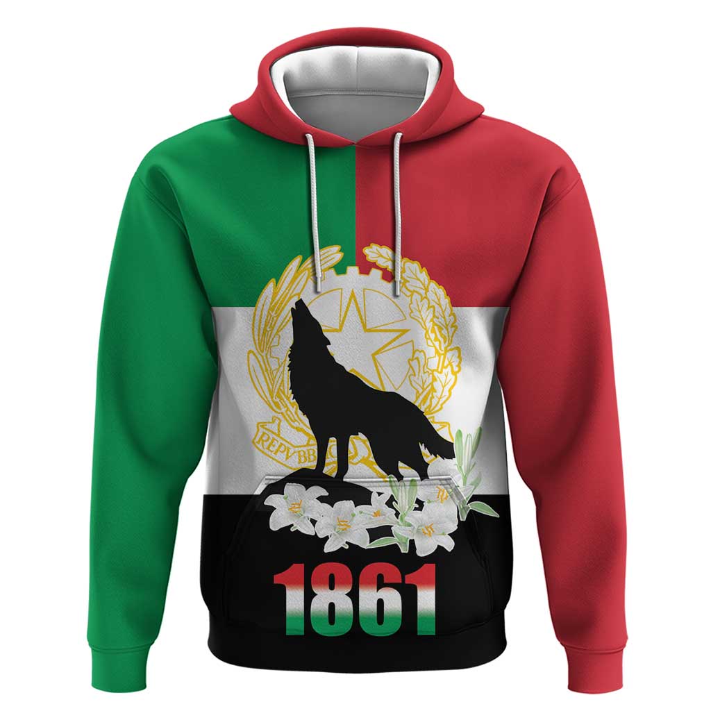 Italian Republic Anniversary of the Unification Hoodie Anniversario dellUnita d'Italia LT17