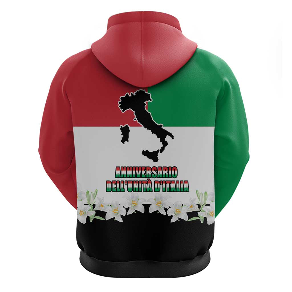 Italian Republic Anniversary of the Unification Hoodie Anniversario dellUnita d'Italia LT17