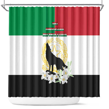 Italian Republic Anniversary of the Unification Shower Curtain Anniversario dellUnita d'Italia LT17