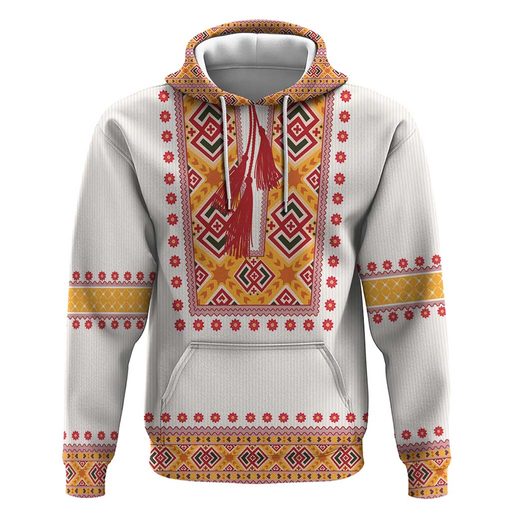 Slovakia Costume Hoodie Traditional Folk Pattern LT17