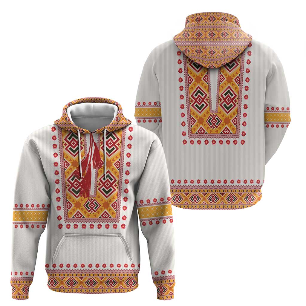 Slovakia Costume Hoodie Traditional Folk Pattern LT17