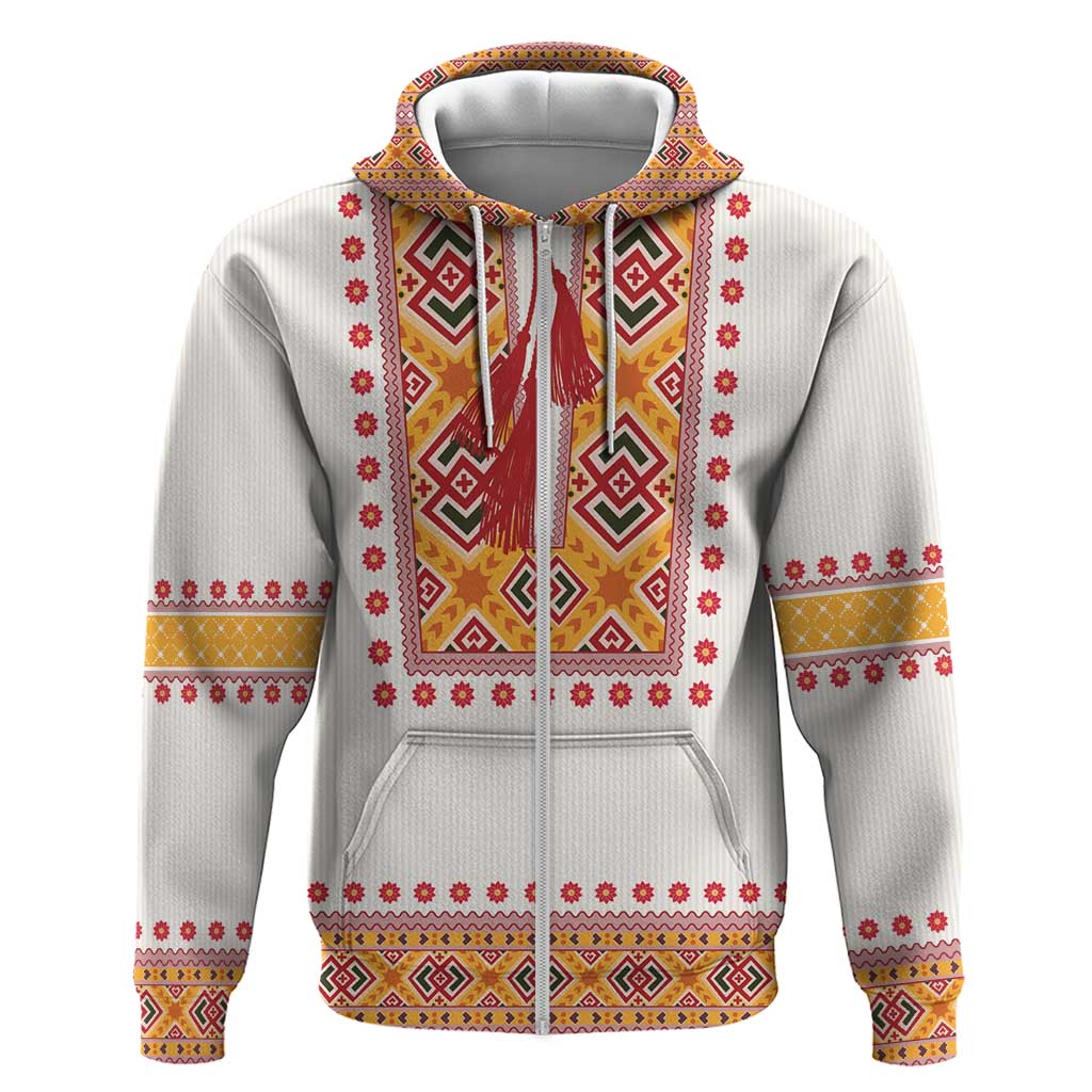 Slovakia Costume Hoodie Traditional Folk Pattern LT17