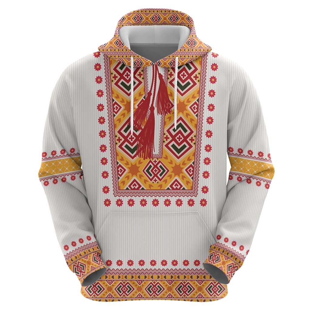 Slovakia Costume Hoodie Traditional Folk Pattern LT17