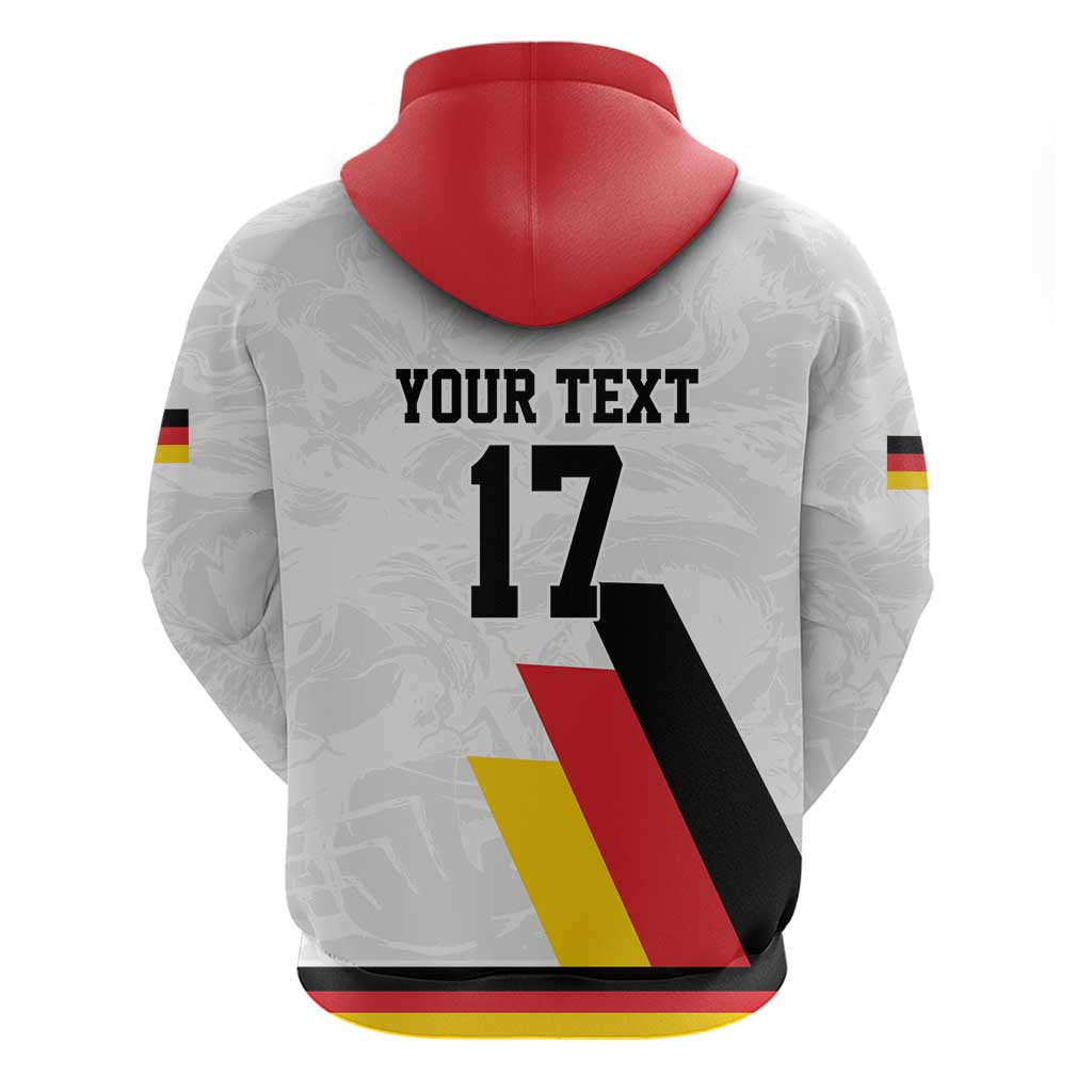 Custom Germany Ice Hockey Hoodie Retro Jersey LT17