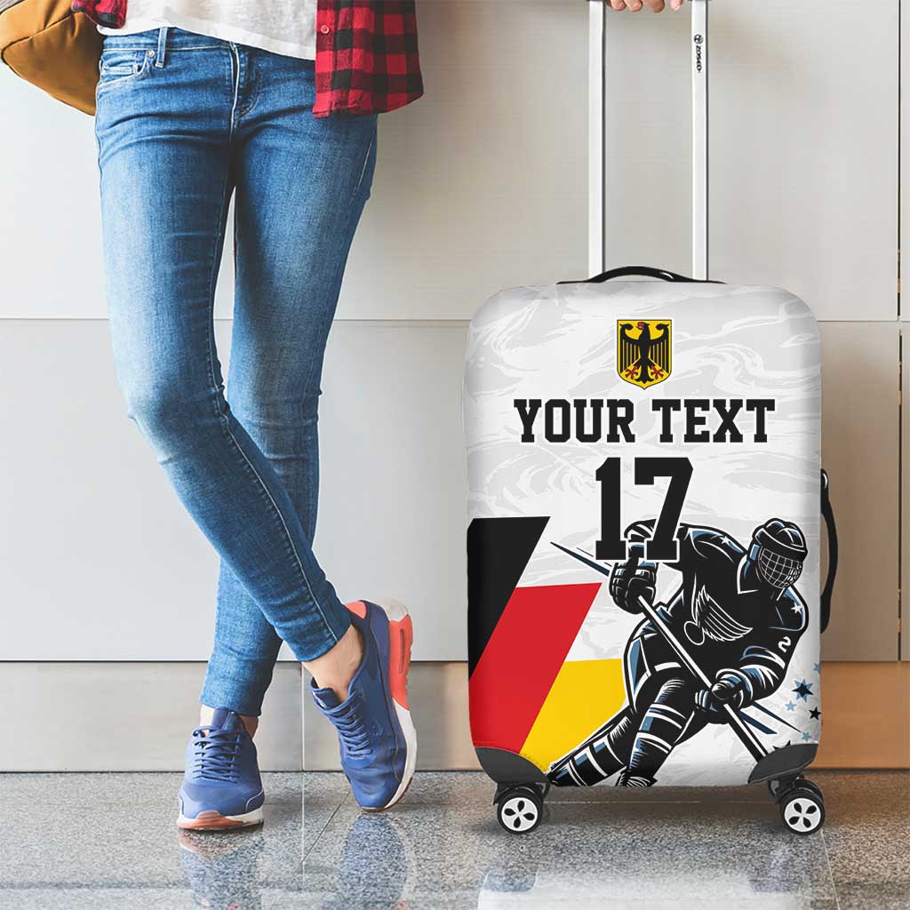 Custom Germany Ice Hockey Luggage Cover Retro Jersey LT17