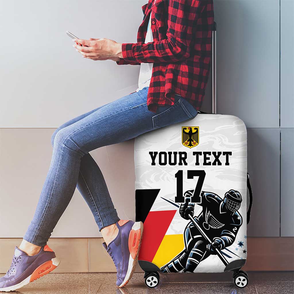 Custom Germany Ice Hockey Luggage Cover Retro Jersey LT17