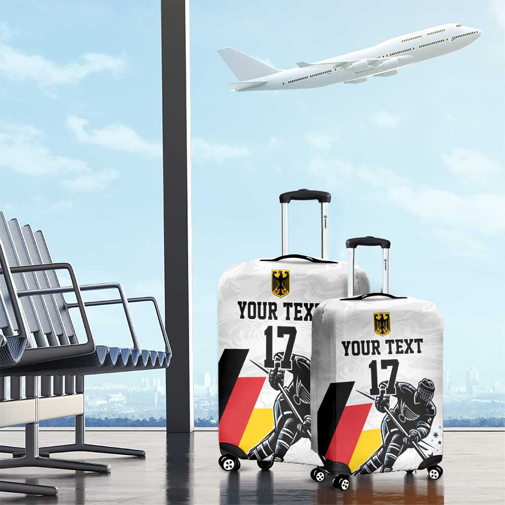 Custom Germany Ice Hockey Luggage Cover Retro Jersey LT17