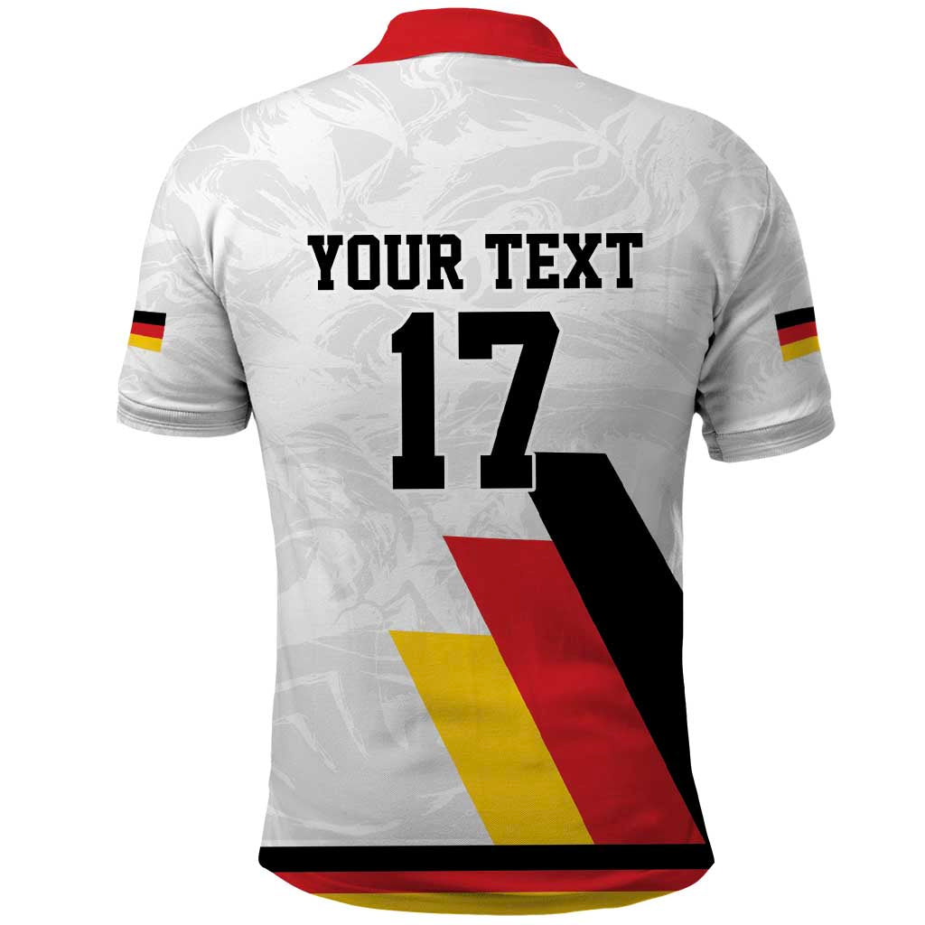 Custom Germany Ice Hockey Polo Shirt Retro Jersey LT17