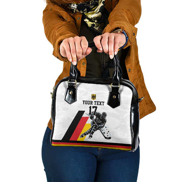 Custom Germany Ice Hockey Shoulder Handbag Retro Jersey LT17