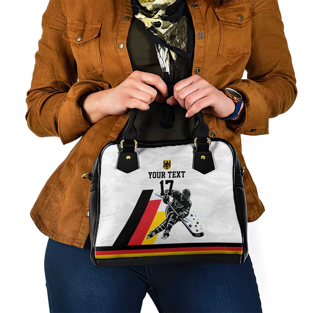 Custom Germany Ice Hockey Shoulder Handbag Retro Jersey LT17