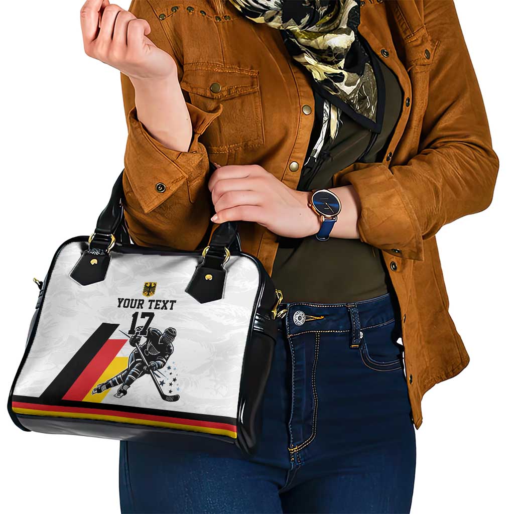 Custom Germany Ice Hockey Shoulder Handbag Retro Jersey LT17